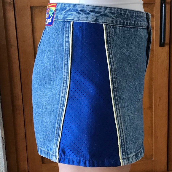 90’S PHYSCO BLUE OUTLAW SHORTS - Picture 3 of 16